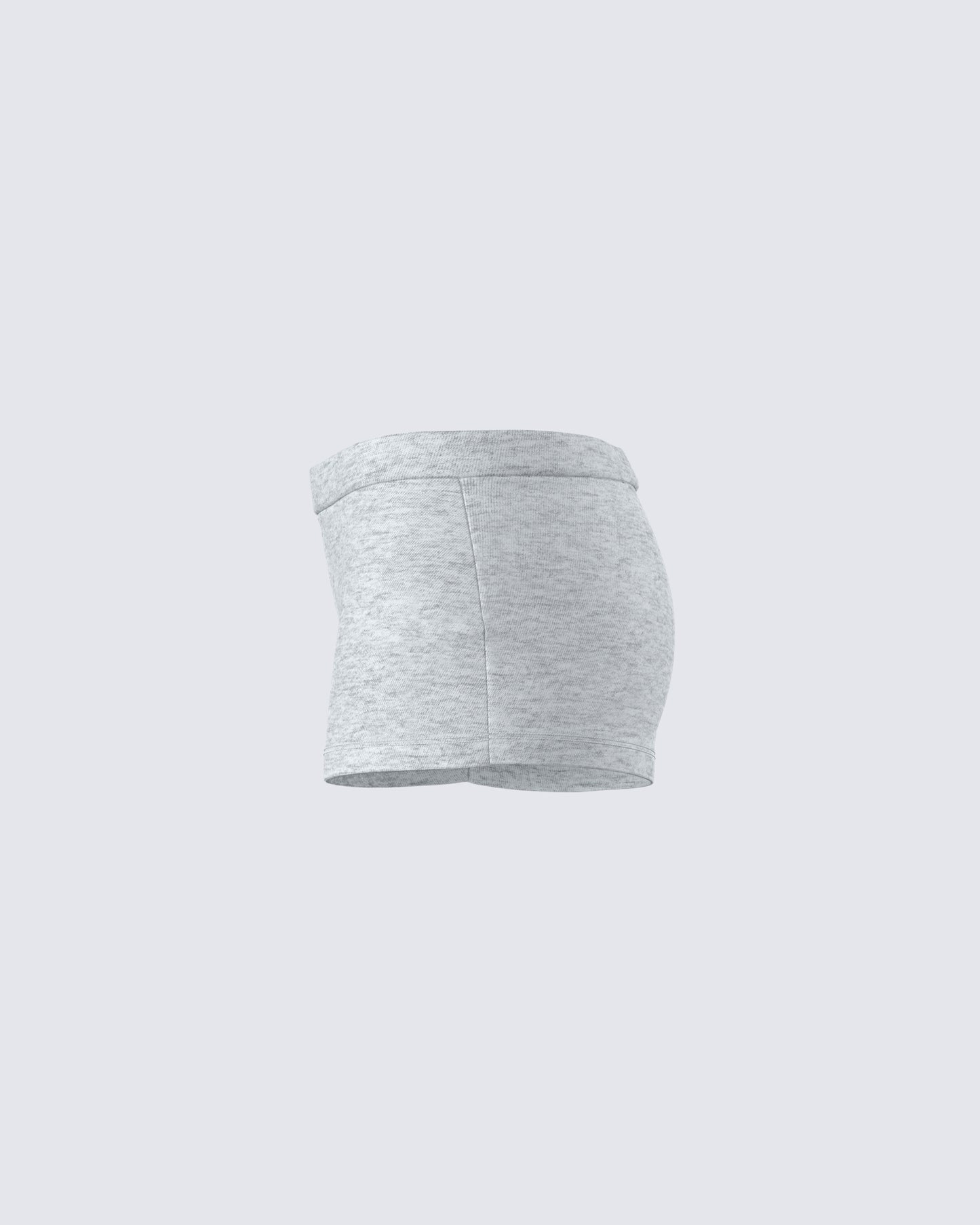 Darby Heather Grey Mini Short