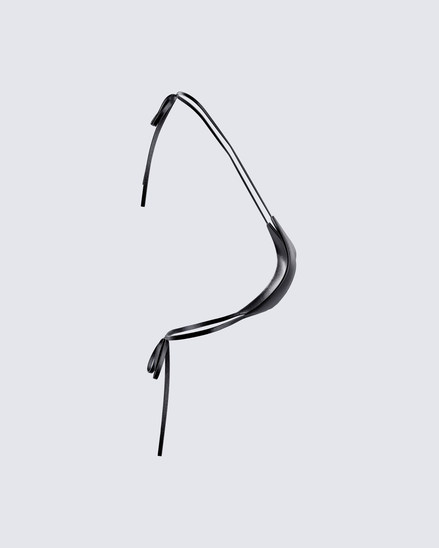 Kaito Black Triangle Bralette Top