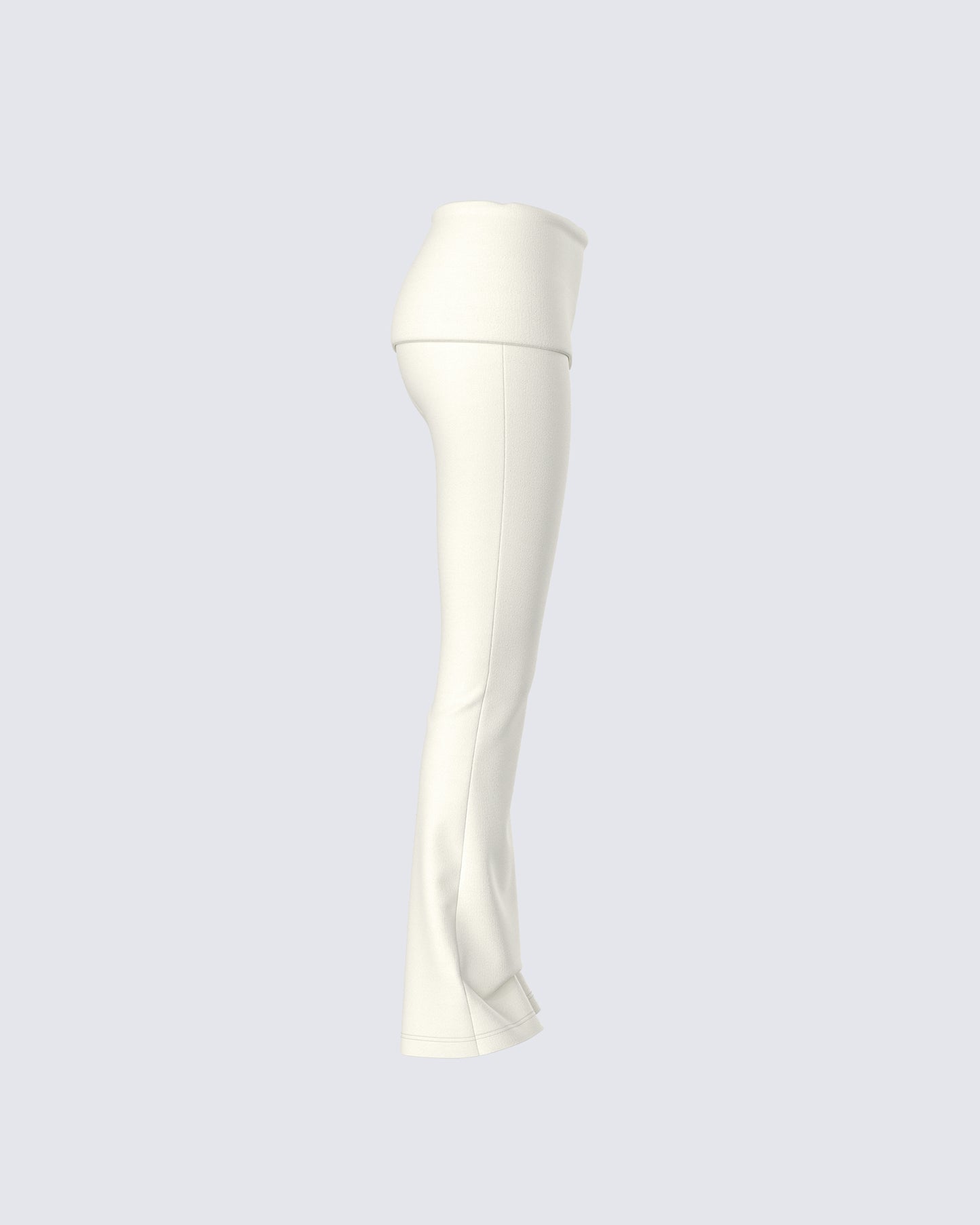 Leia Cream Foldover Legging
