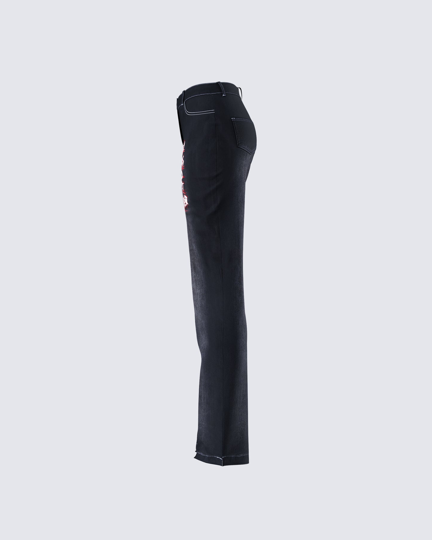 Salem Black Low Rise Denim Pant