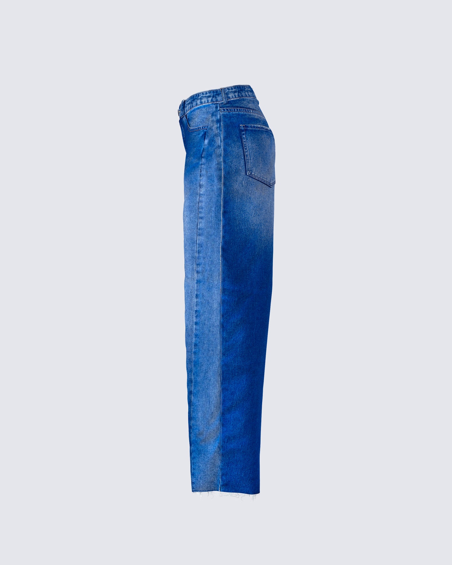 Amets Blue Denim Barrel Leg Jean
