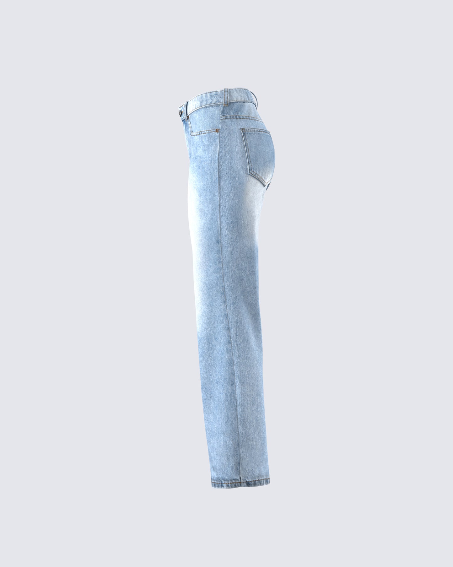 Achara Blue Denim Low Rise Jean