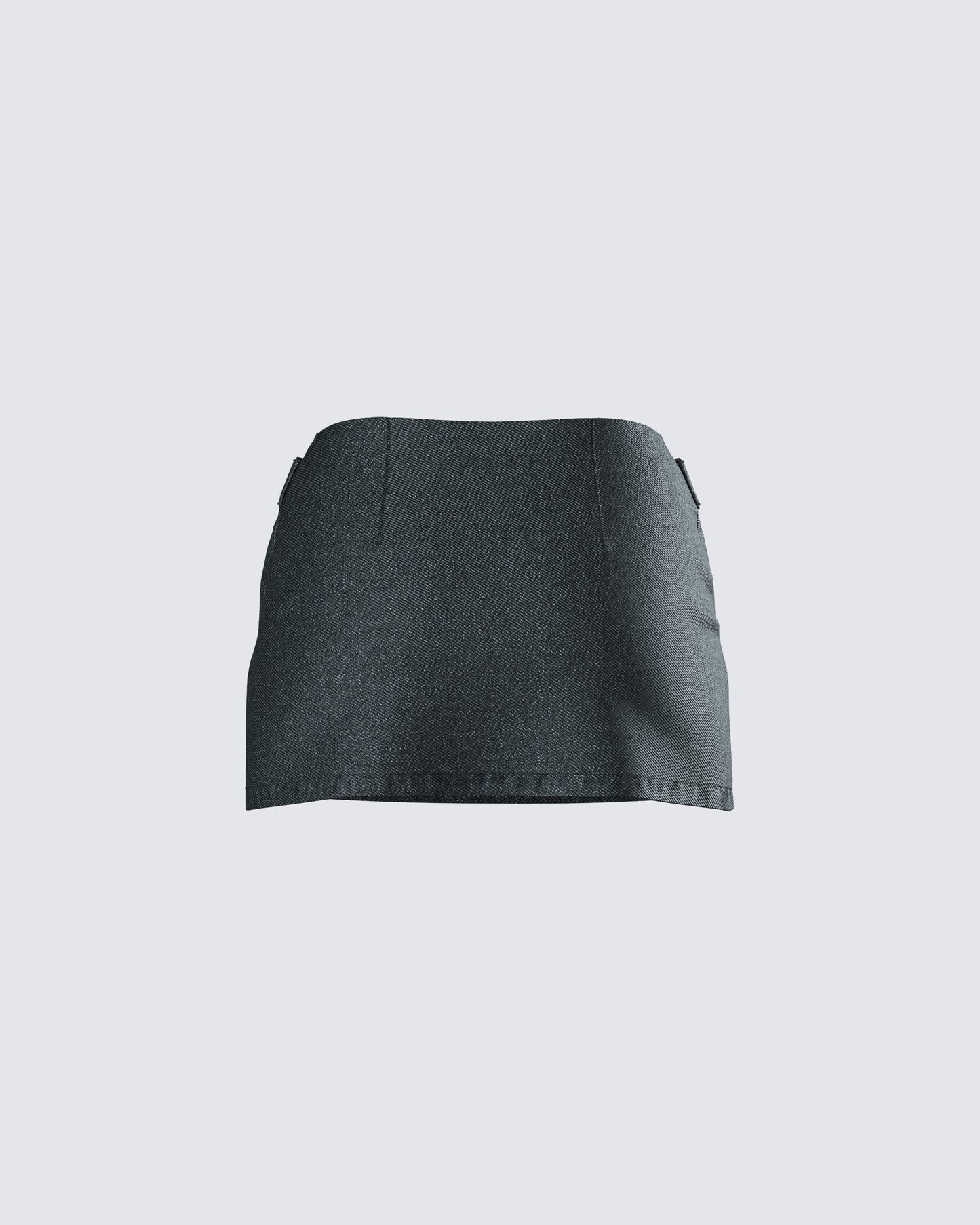 Sammy Black Belted Mini Skirt