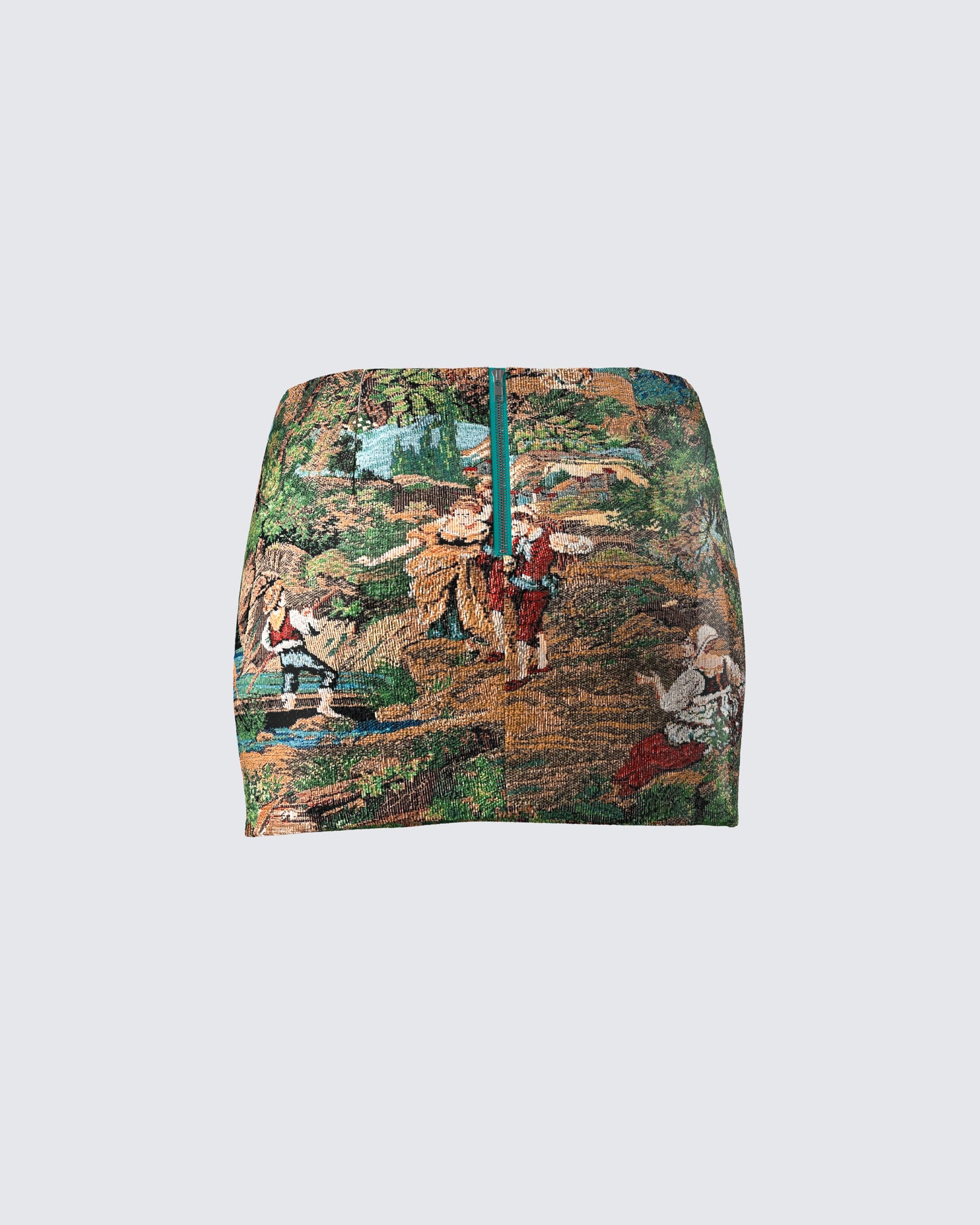 Viola Tapestry A-Line Mini Skirt