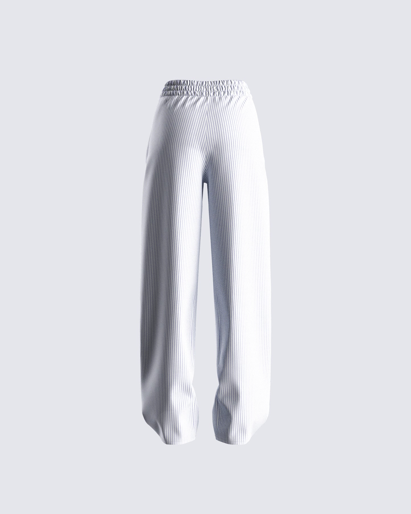Hetty Grey Stripe Poplin Pant