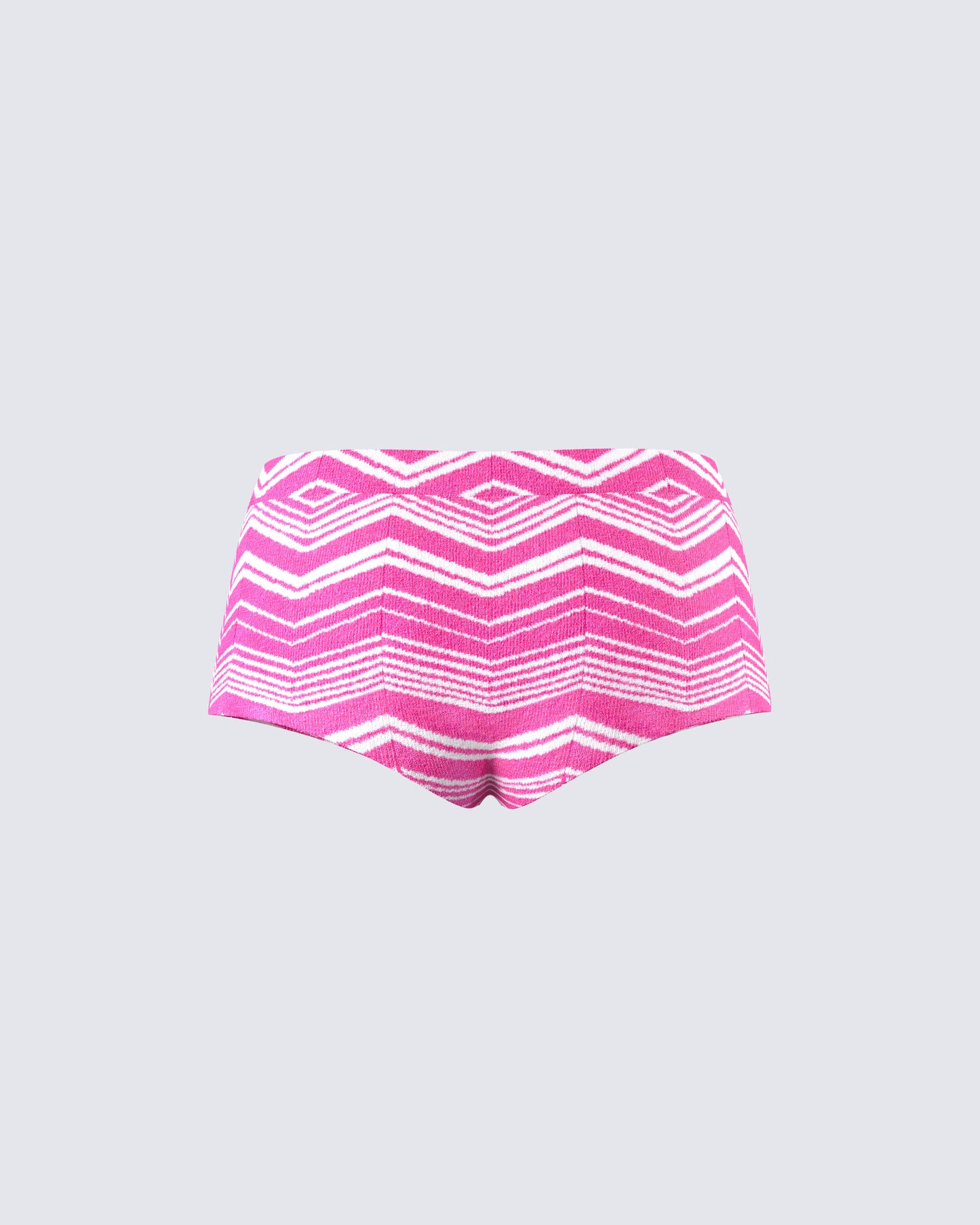 Irie Pink Zig Zag Knit Booty Short