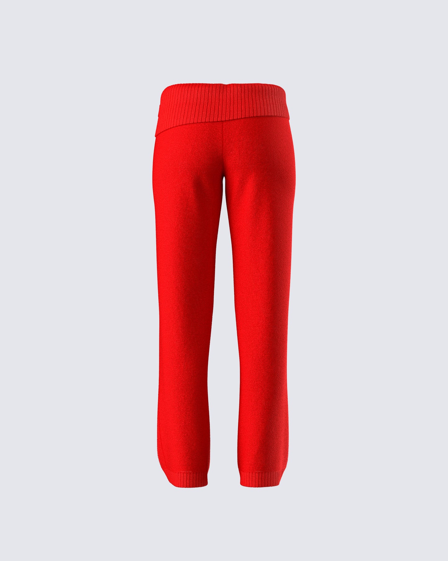 Alyssa Red Knit Pant