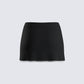 Birgit Black Rhinestone Mini Skirt