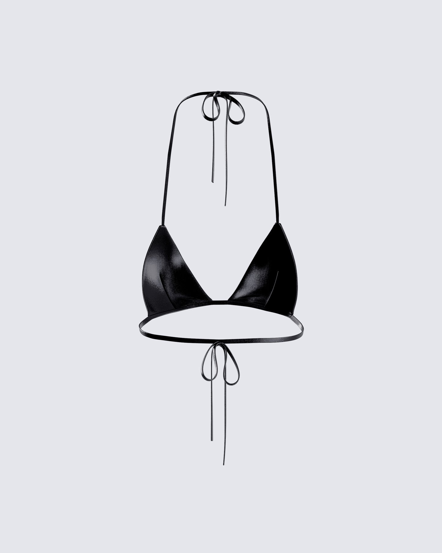 Kaito Black Triangle Bralette Top