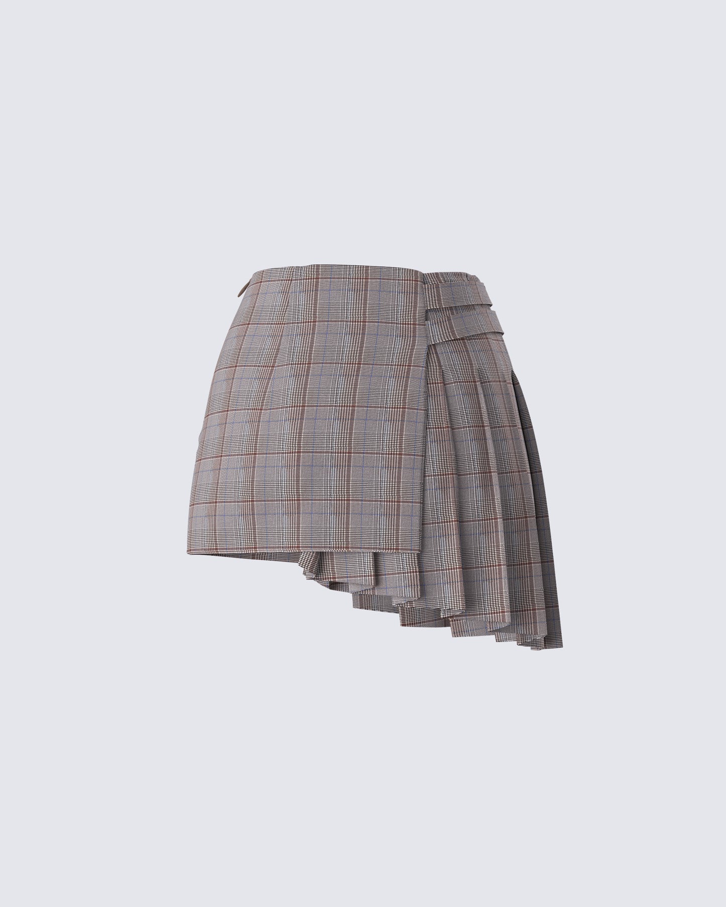 Colby Brown Plaid Mini Skirt