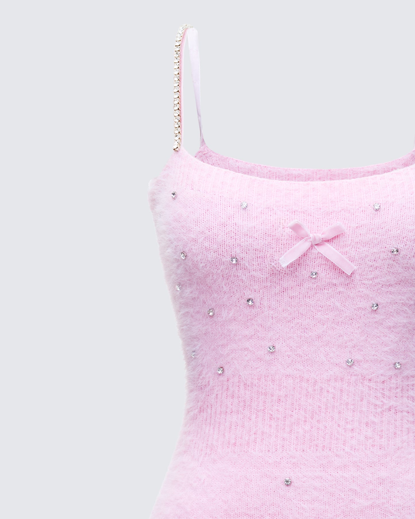 Women's pink mini dress alternate angle – FINESSE
