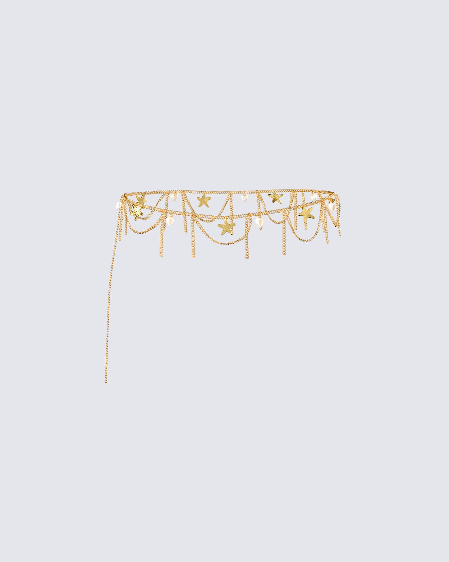 Sakura Gold Chain Shell Belt product front