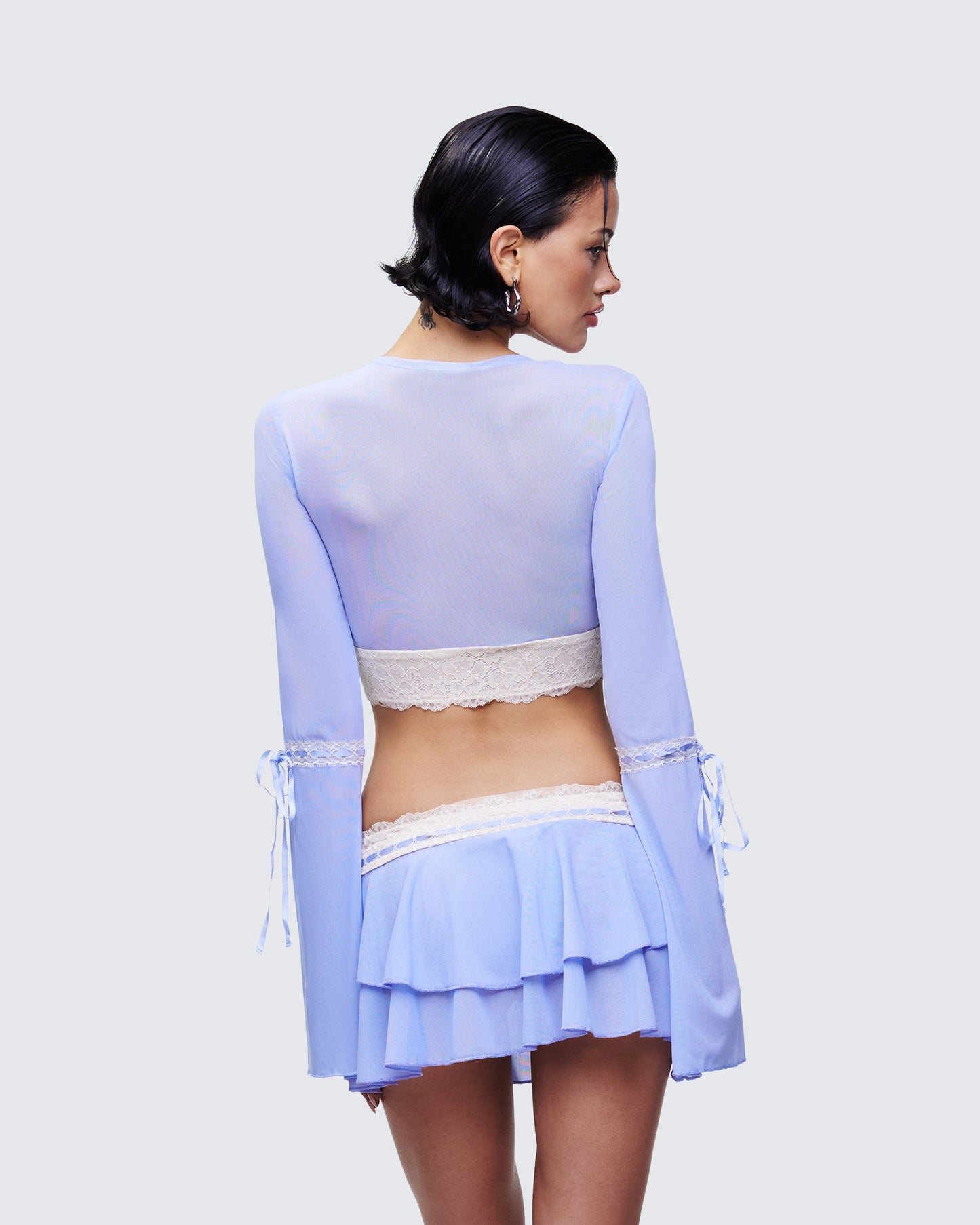Alize Purple Flare Sleeved Top