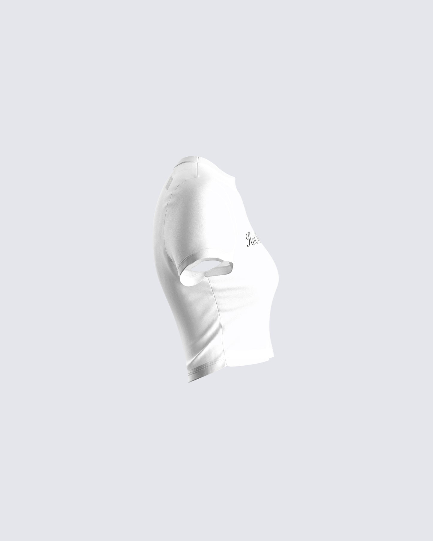 Anela White Jersey Graphic Top