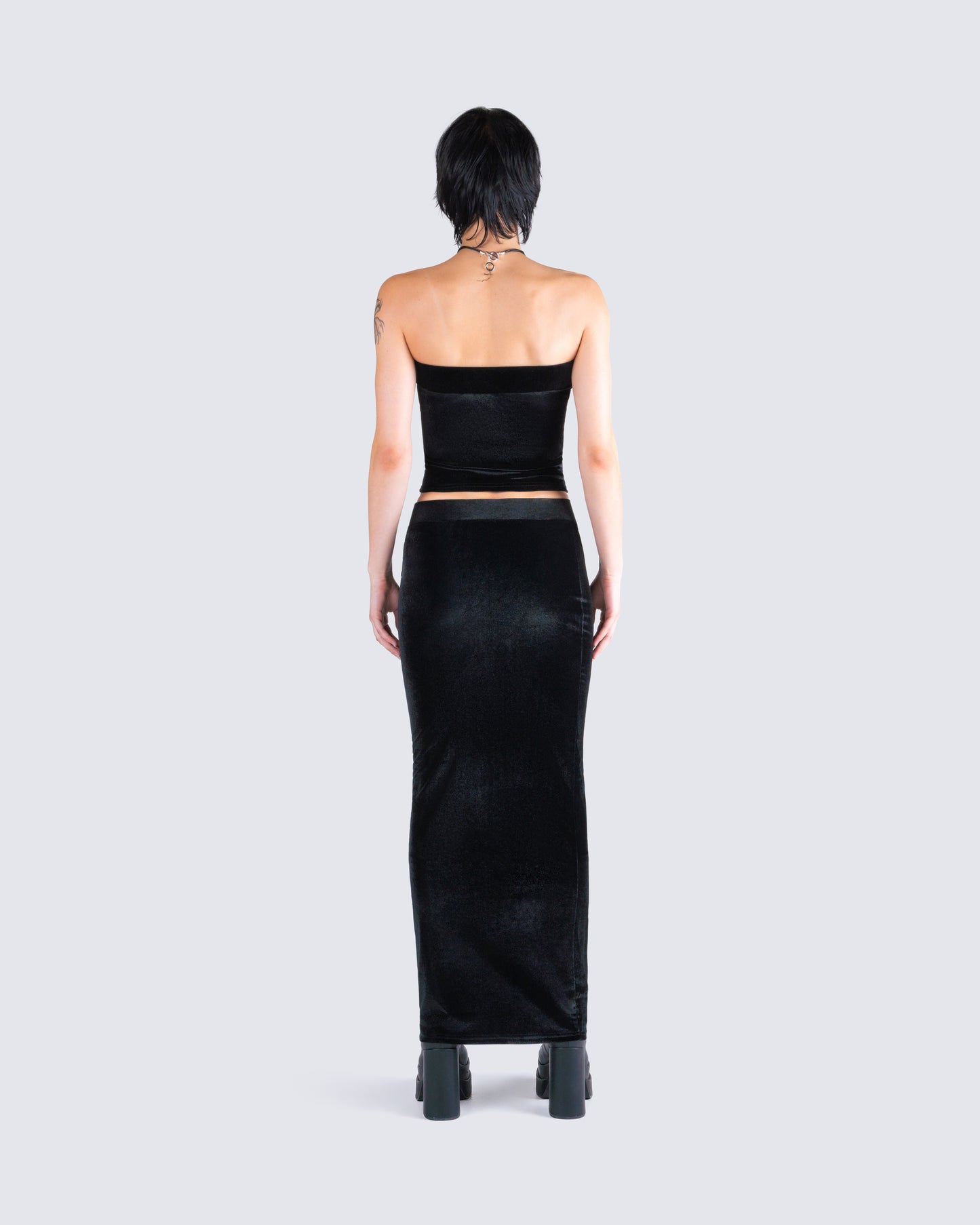Ayla Black Velvet Set