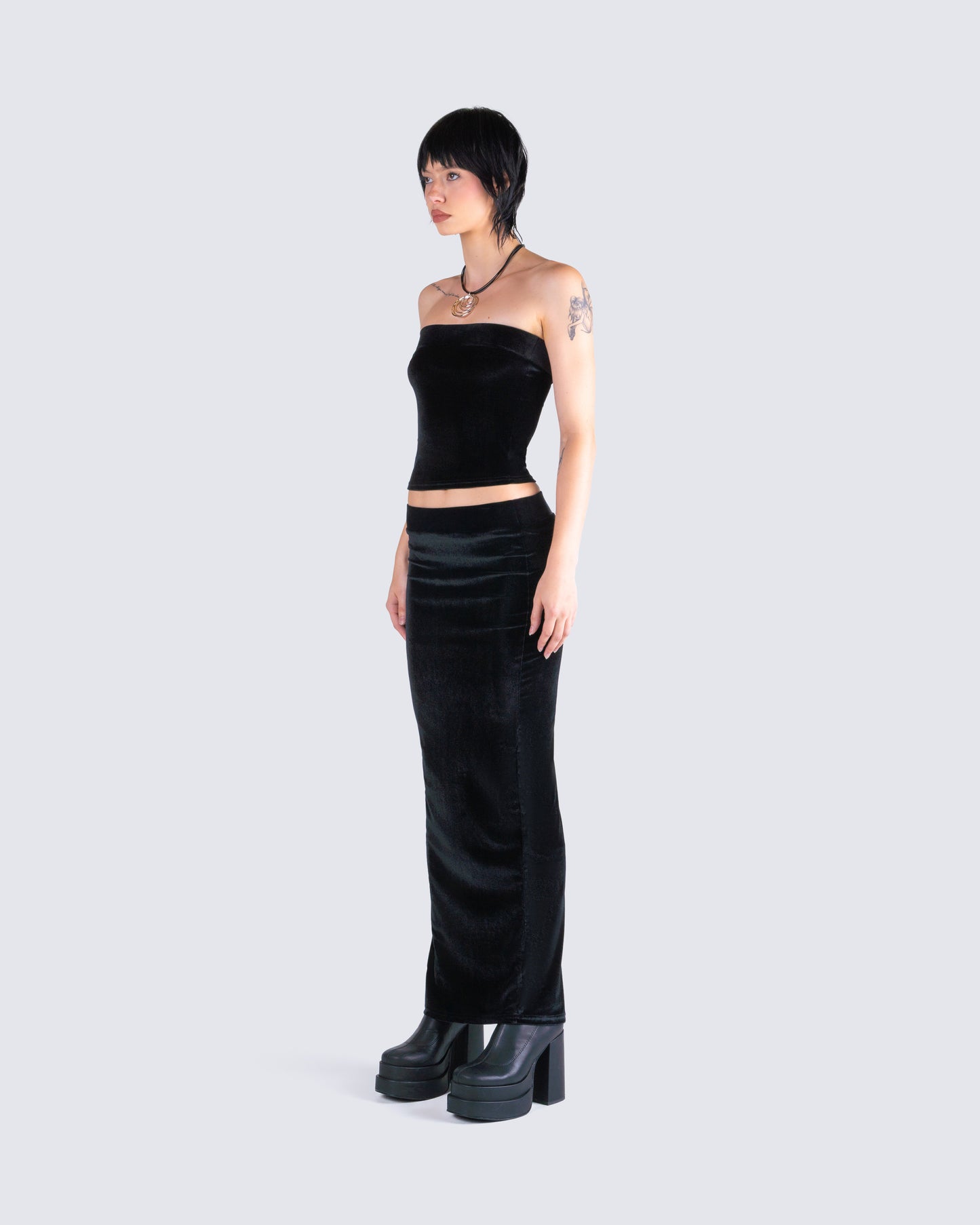 Ayla Black Velvet Set