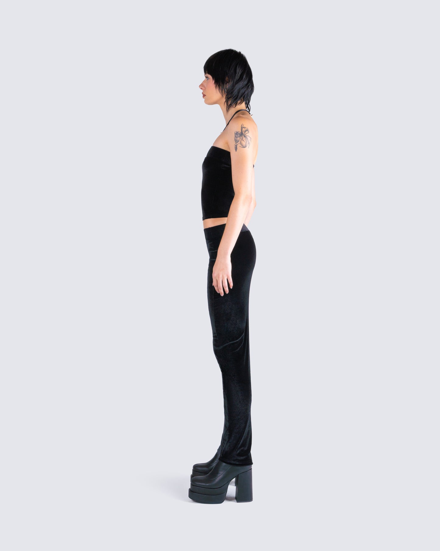 Ayla Black Velvet Set
