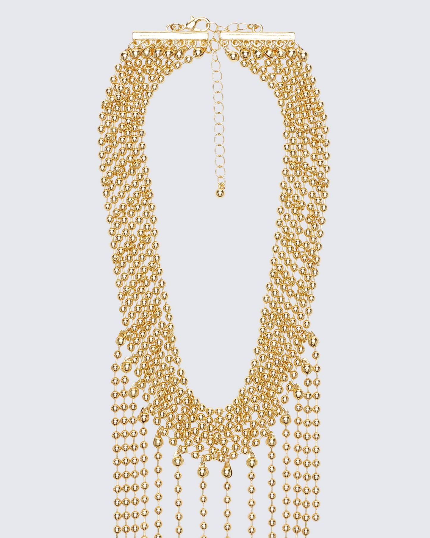 Ayo Gold Ball Chain Choker - close up detail