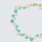 Gold bracelet front view – FINESSE