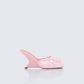 Women's pink mesh sandals – FINESSE