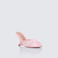 Women's pink mesh sandals front view – FINESSE