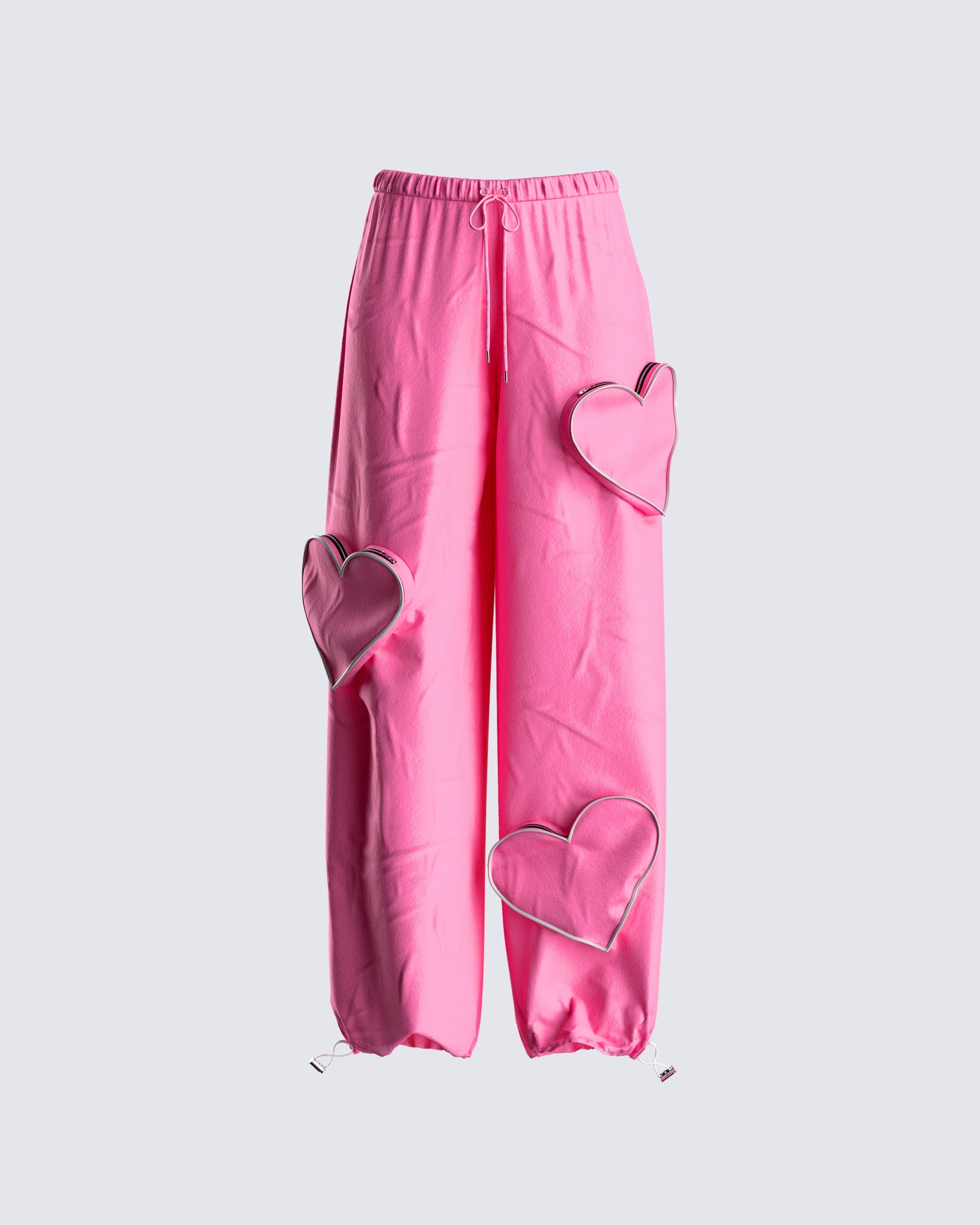 Instantfunk Heart-quilted trouser - Pink - パンツ
