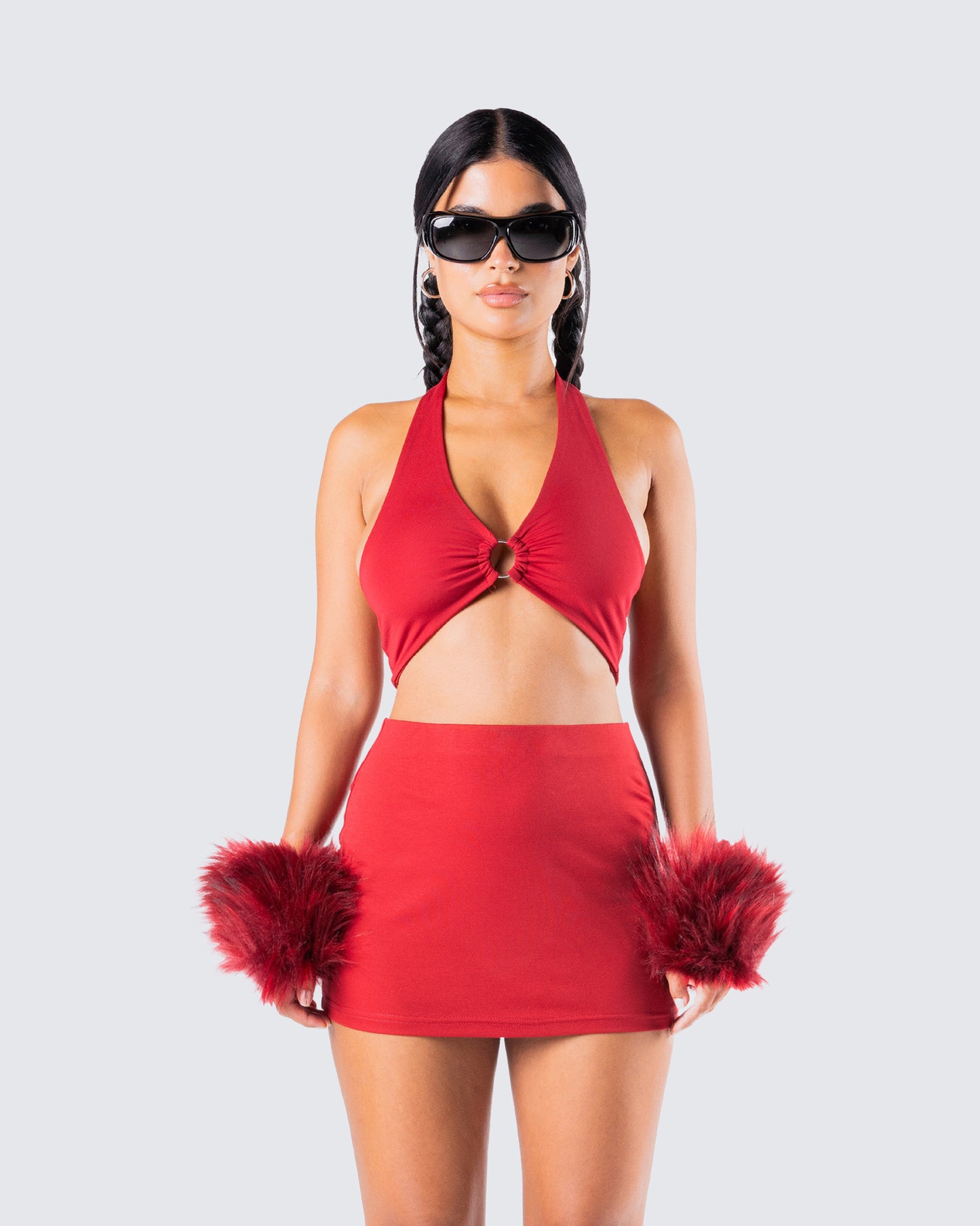 Carolina Red Halter Top