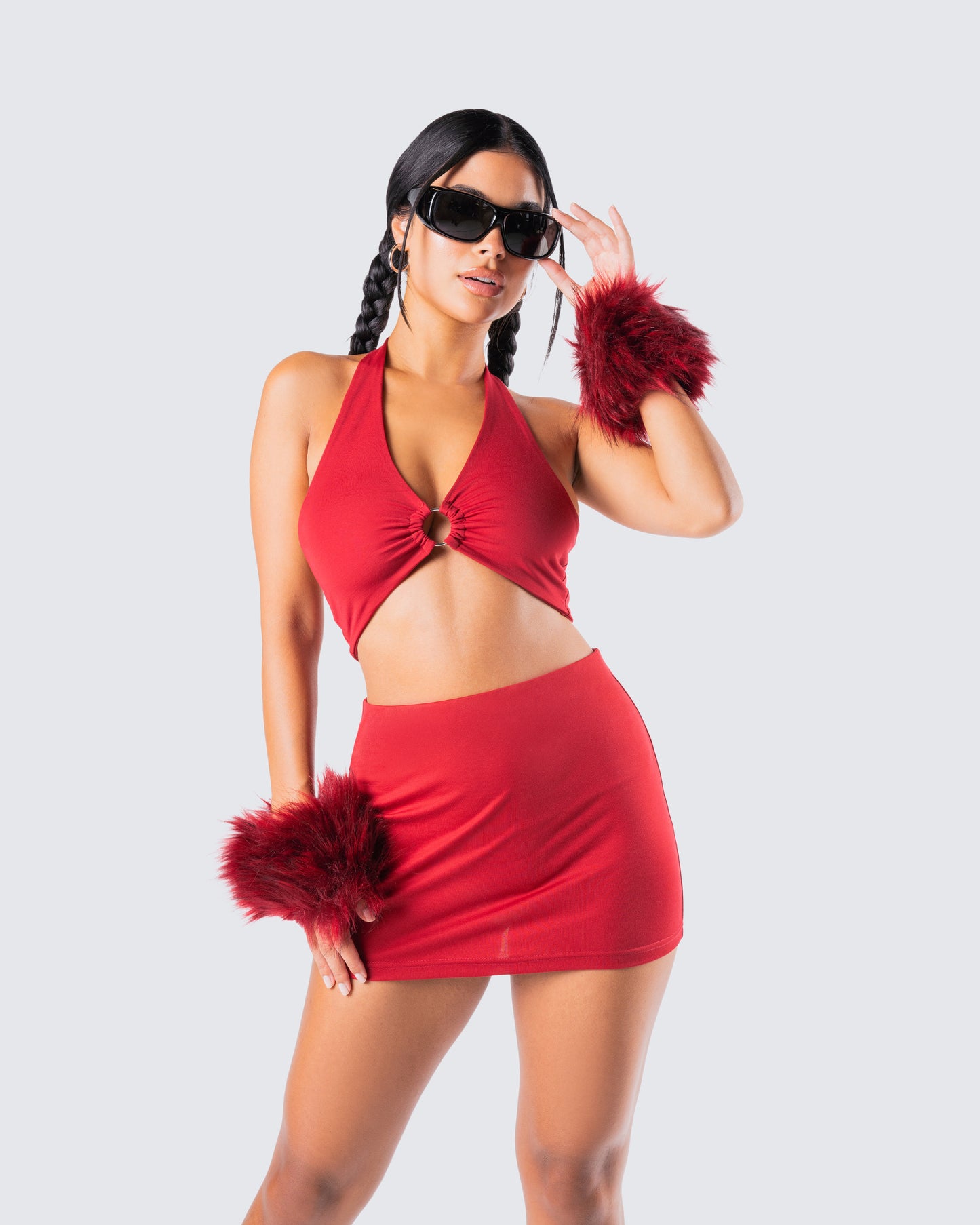 Carolina Red Halter Top