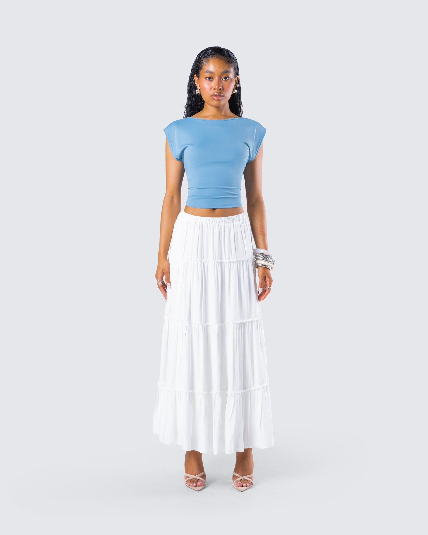 Caroline Maxi Set model front