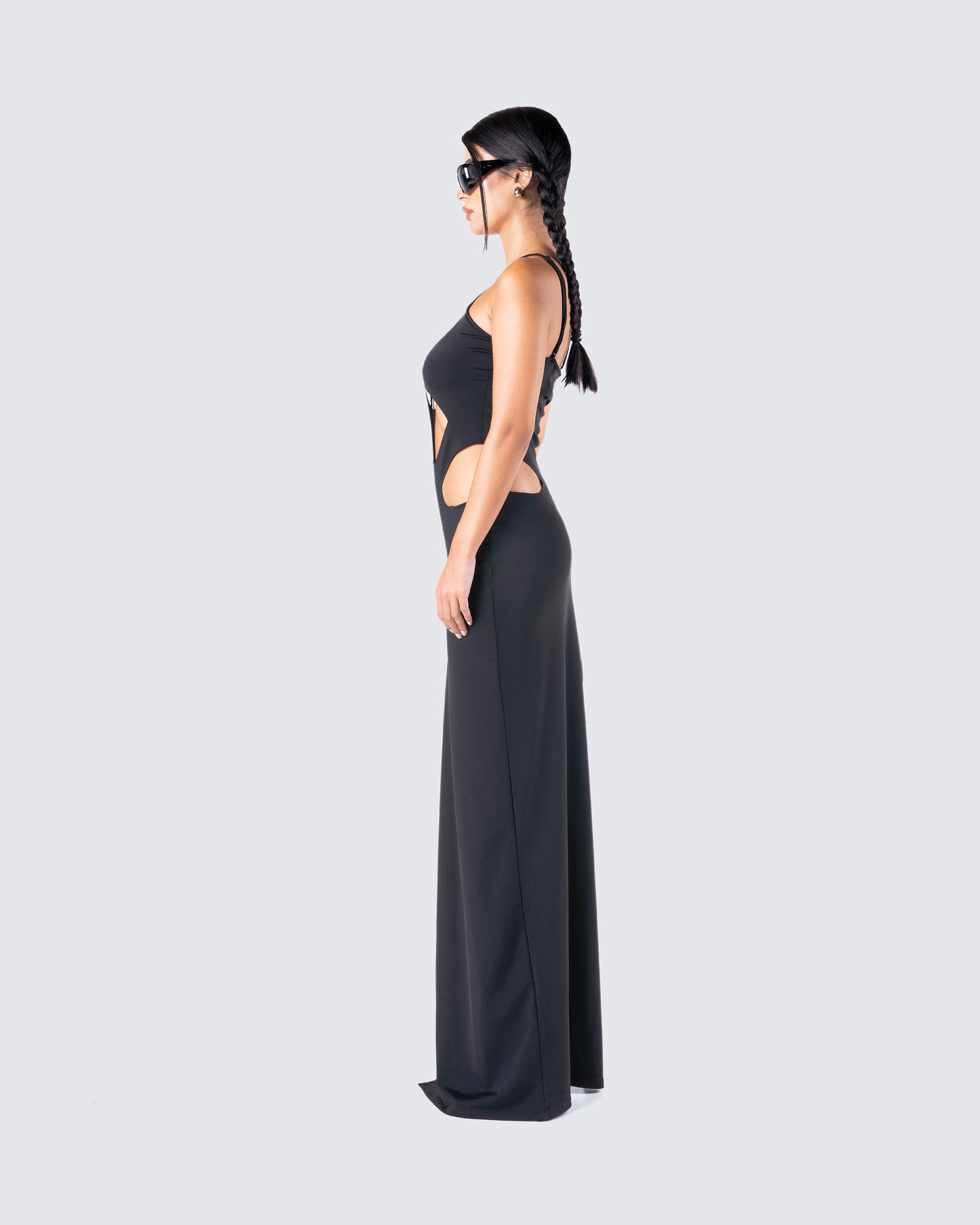 Carrie Black Cut Out Dress