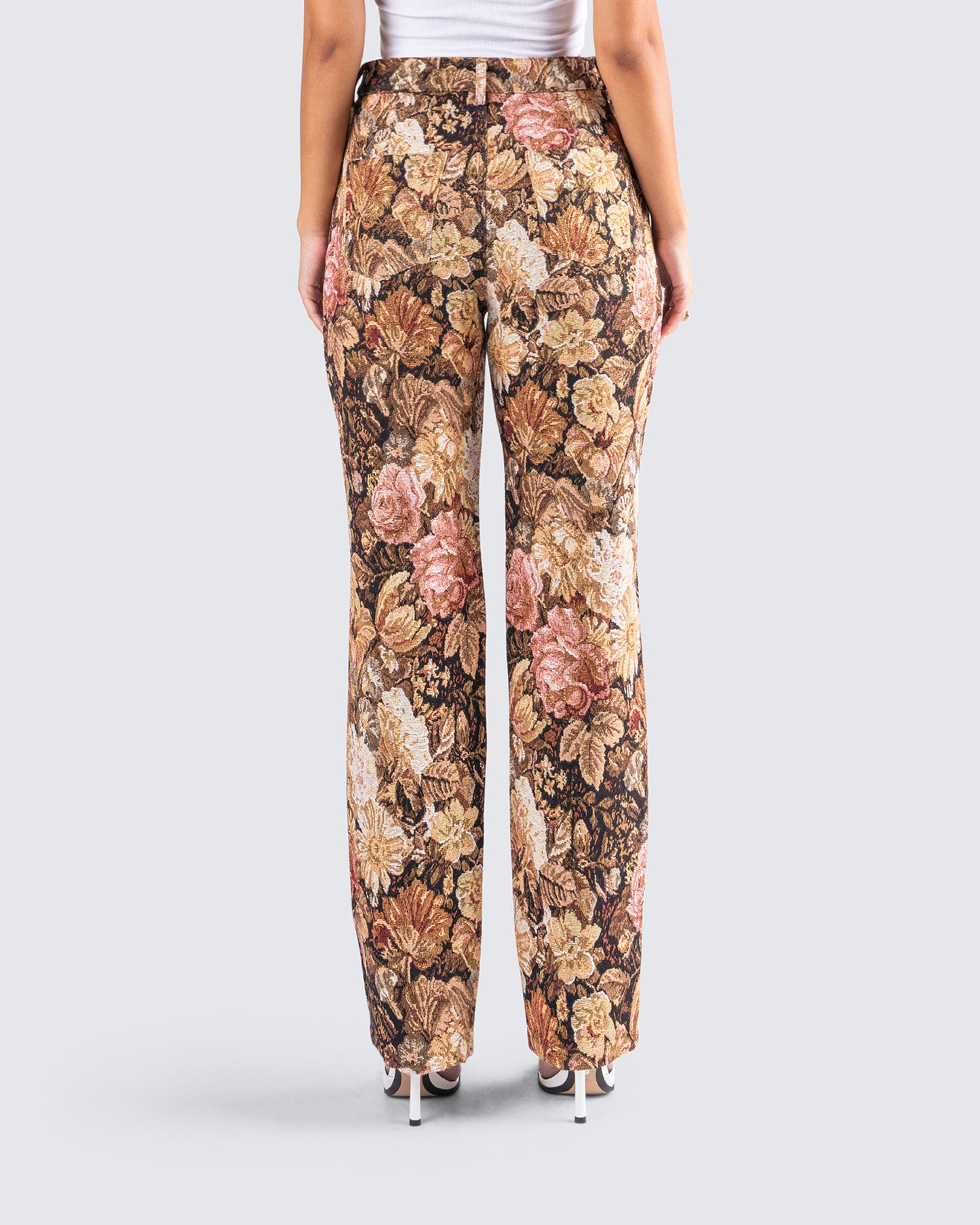 Chado Florally Yours Jacquard Pants