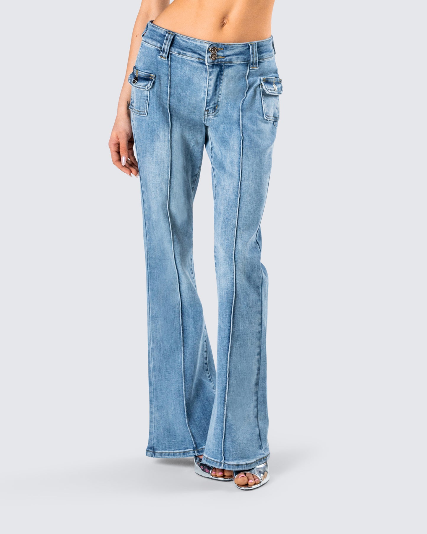 Christie Blue Mid Rise Jeans