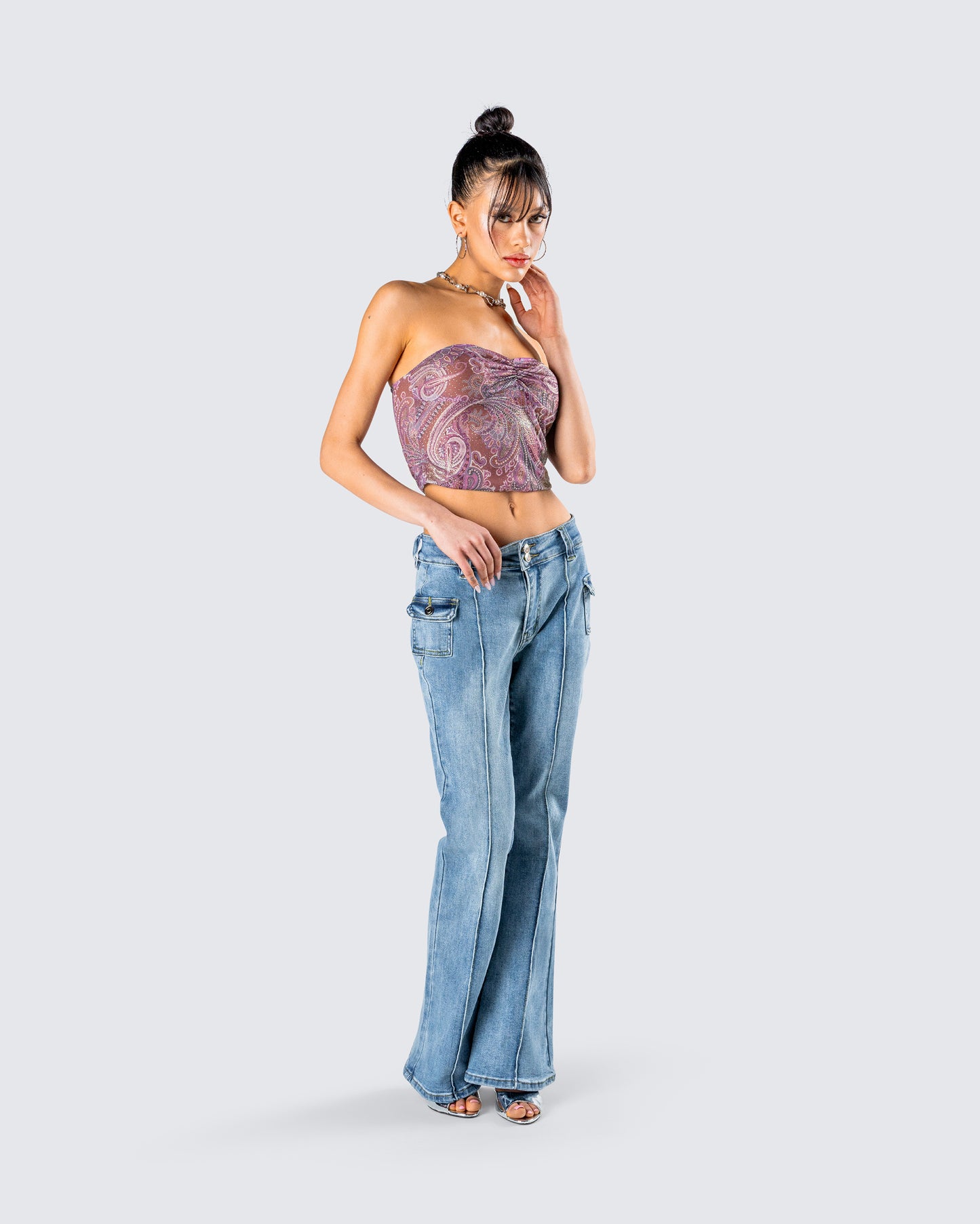 Christie Blue Mid Rise Jeans