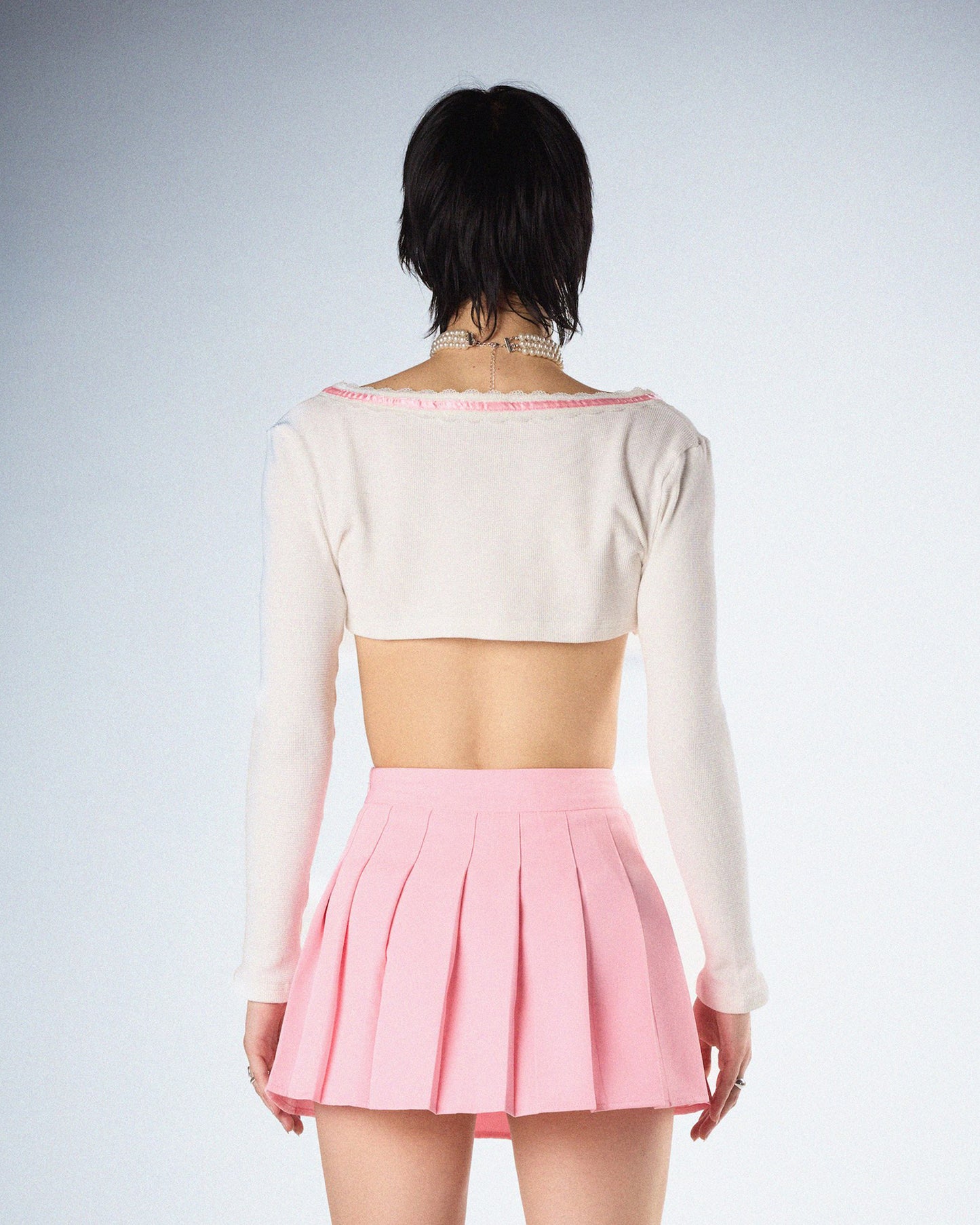 Cosette White Crop Top