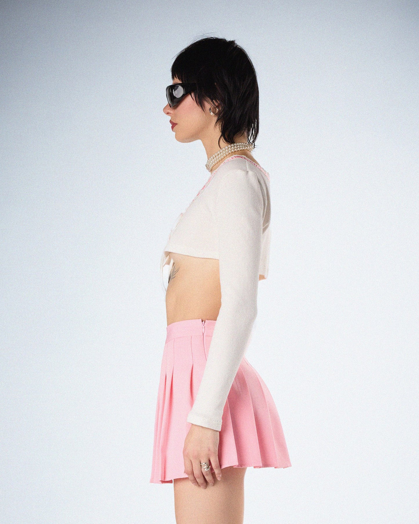 Cosette White Crop Top