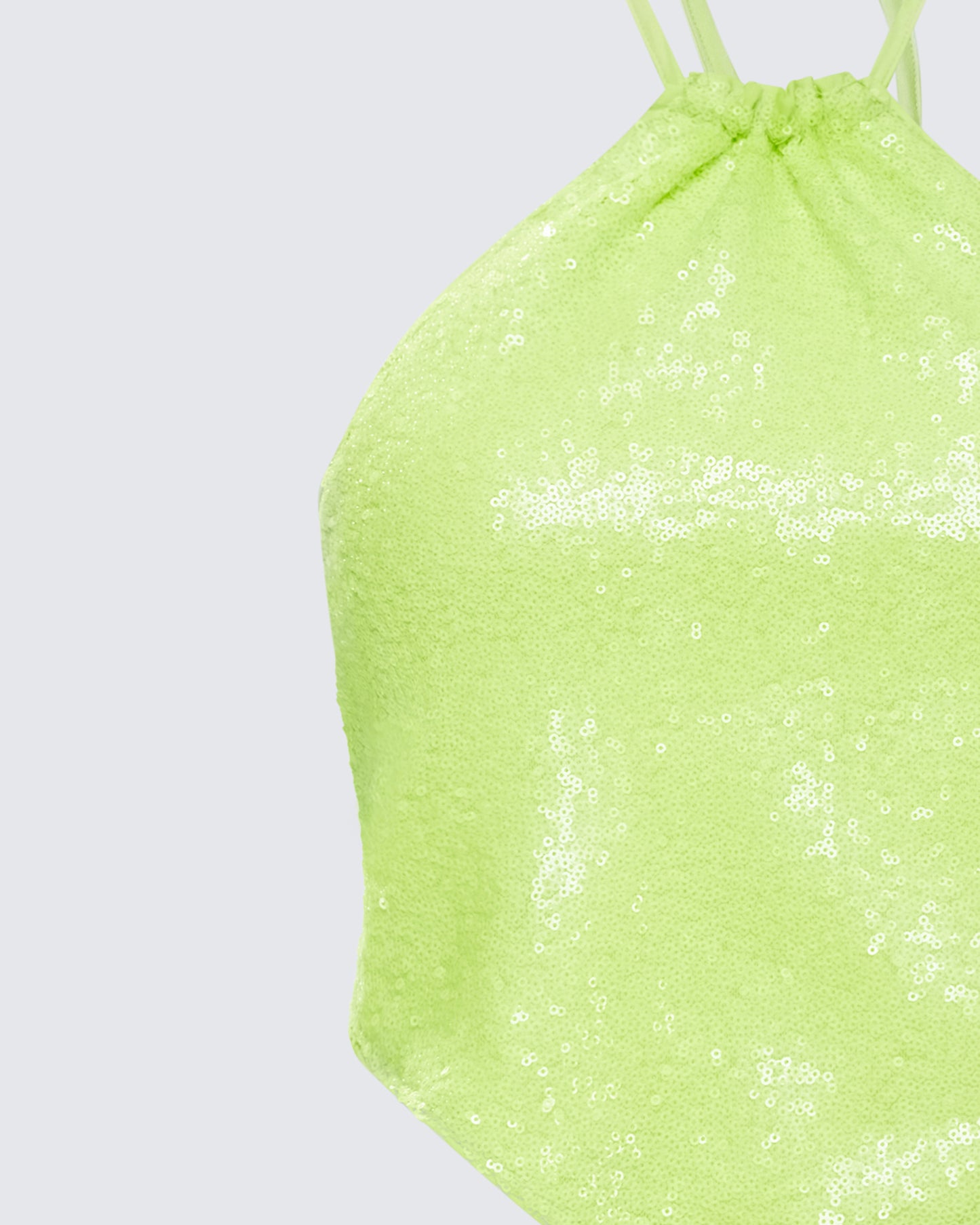 Courtney Yellow Sequin Top