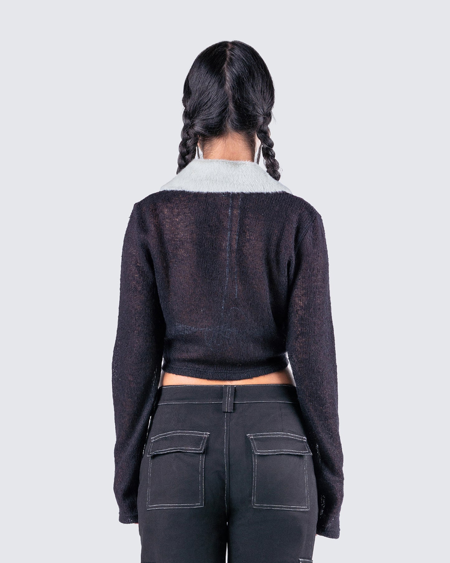 Danielle Fur Trim Top