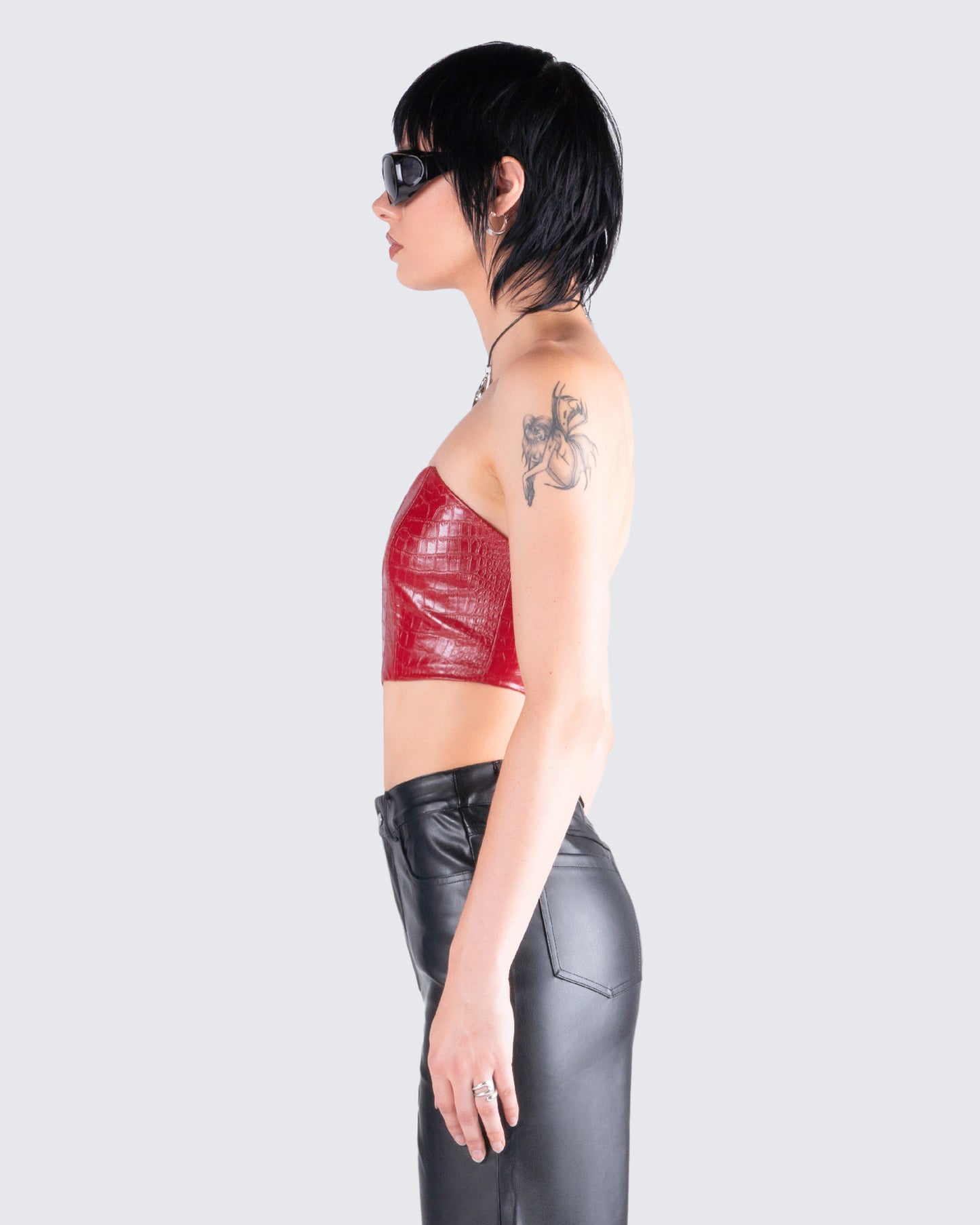Helena Croc Corset Top