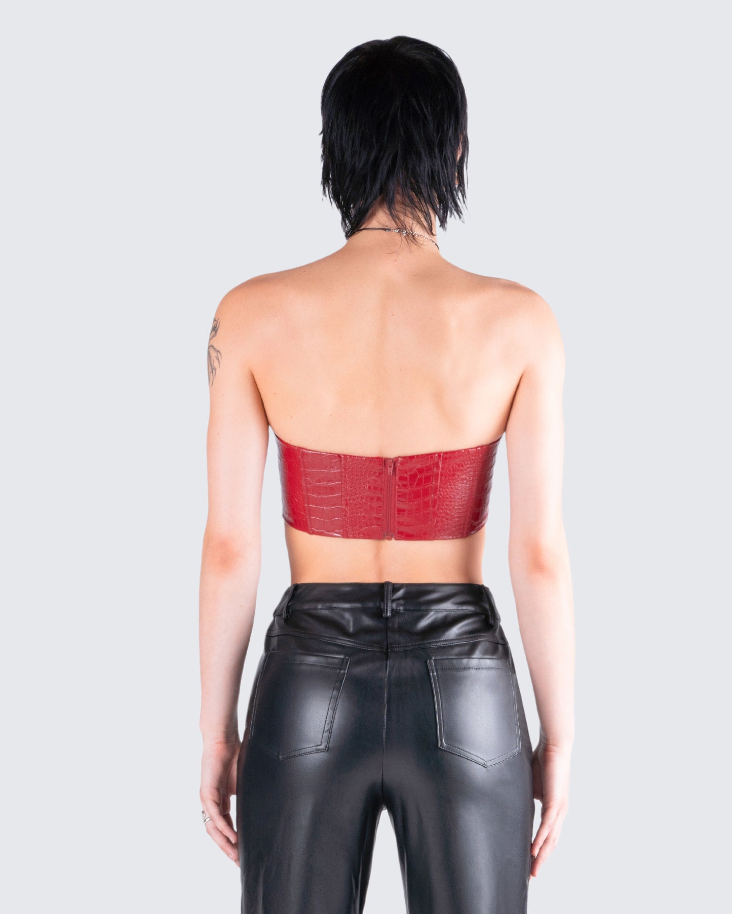 Helena Croc Corset Top