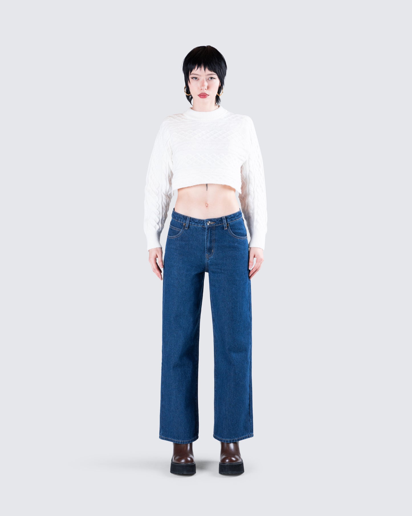 Dulcie Knit Set model front