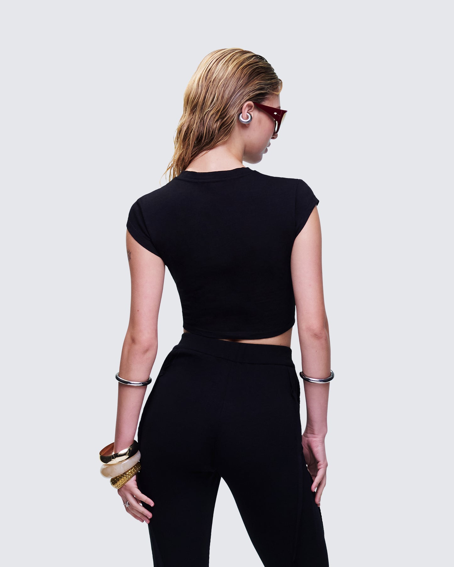 Elowen Black Aries Graphic Top