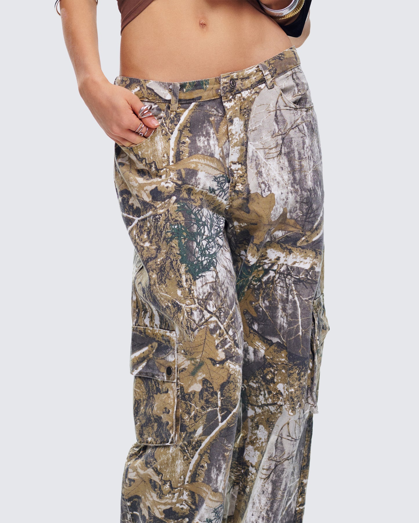 Ema Camo Twill Pocket Pant