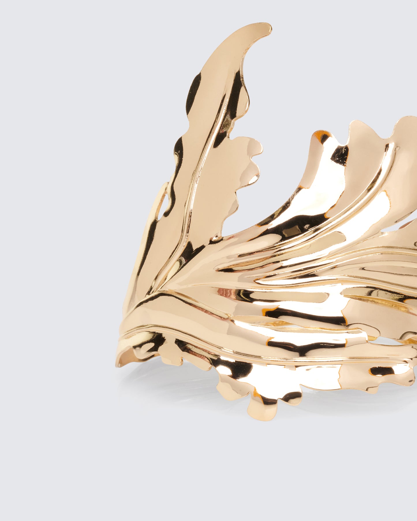 Women's gold jewelry styled on model β FINESSE
