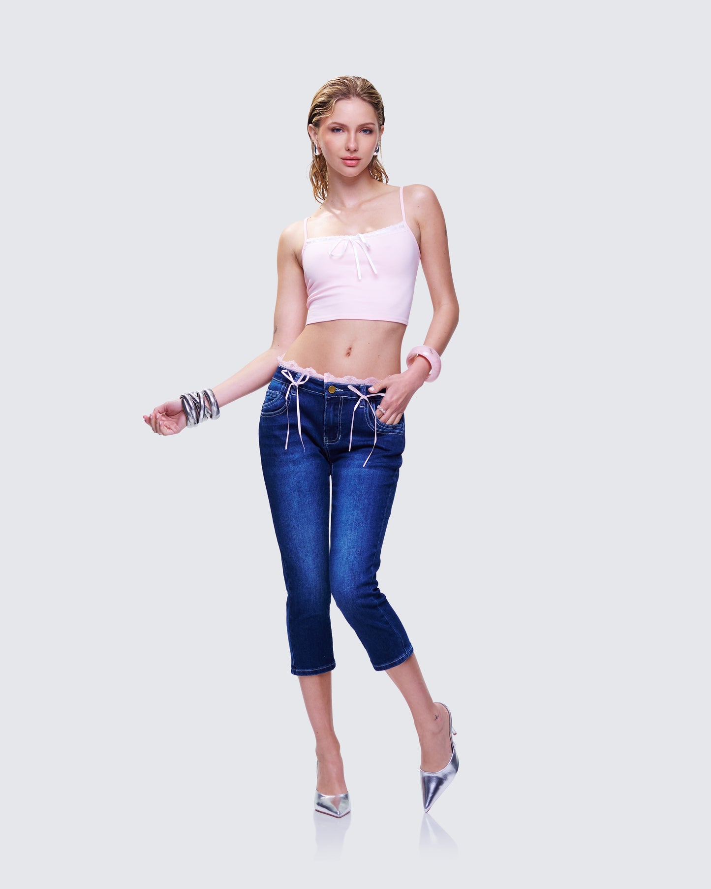 Fable Pink Bow Cami