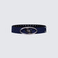 Fidelia Blue Denim Finesse Icon Plate Diamonte Belt product front