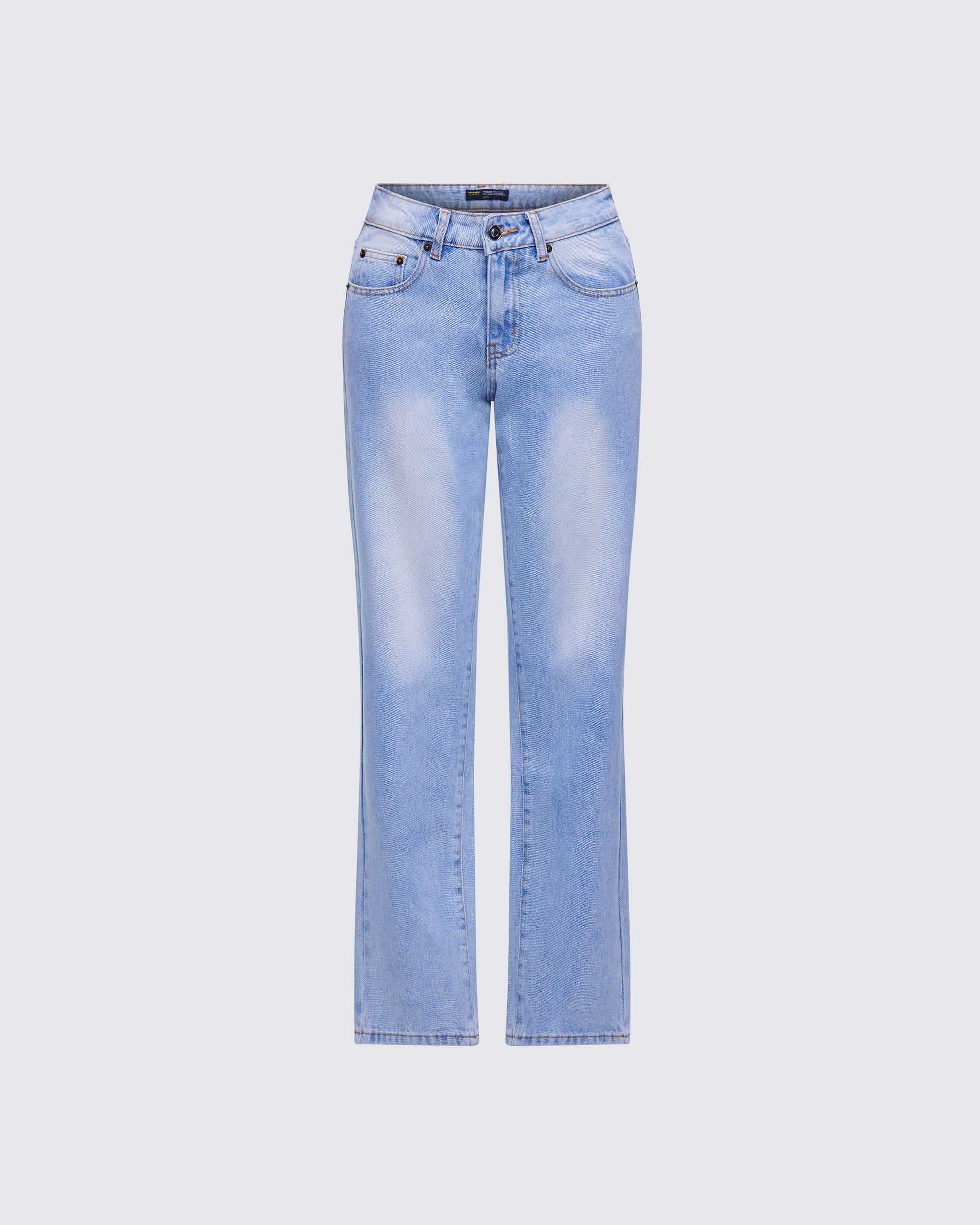 Achara Blue Denim Low Rise Jean product front