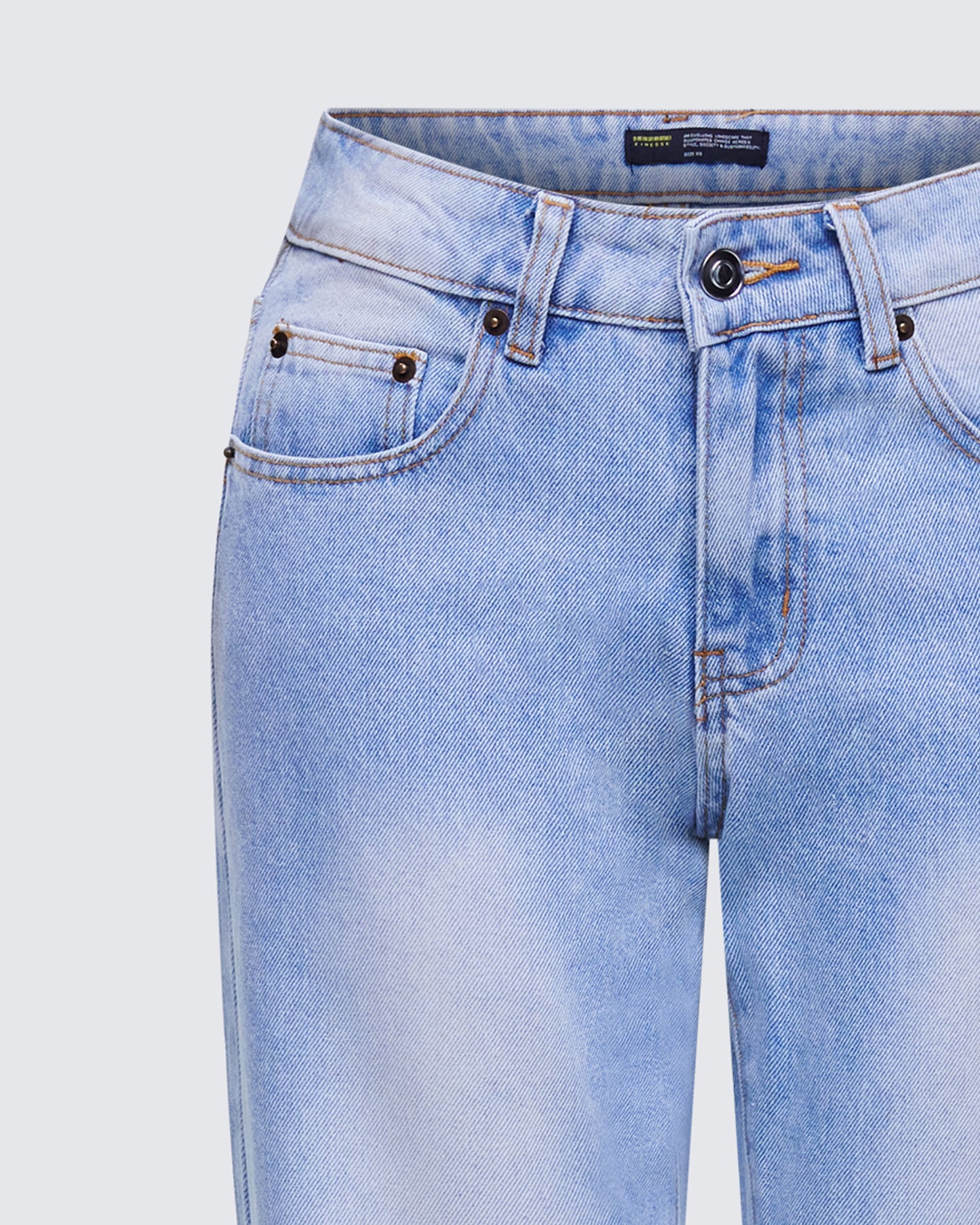 Achara Blue Denim Low Rise Jean