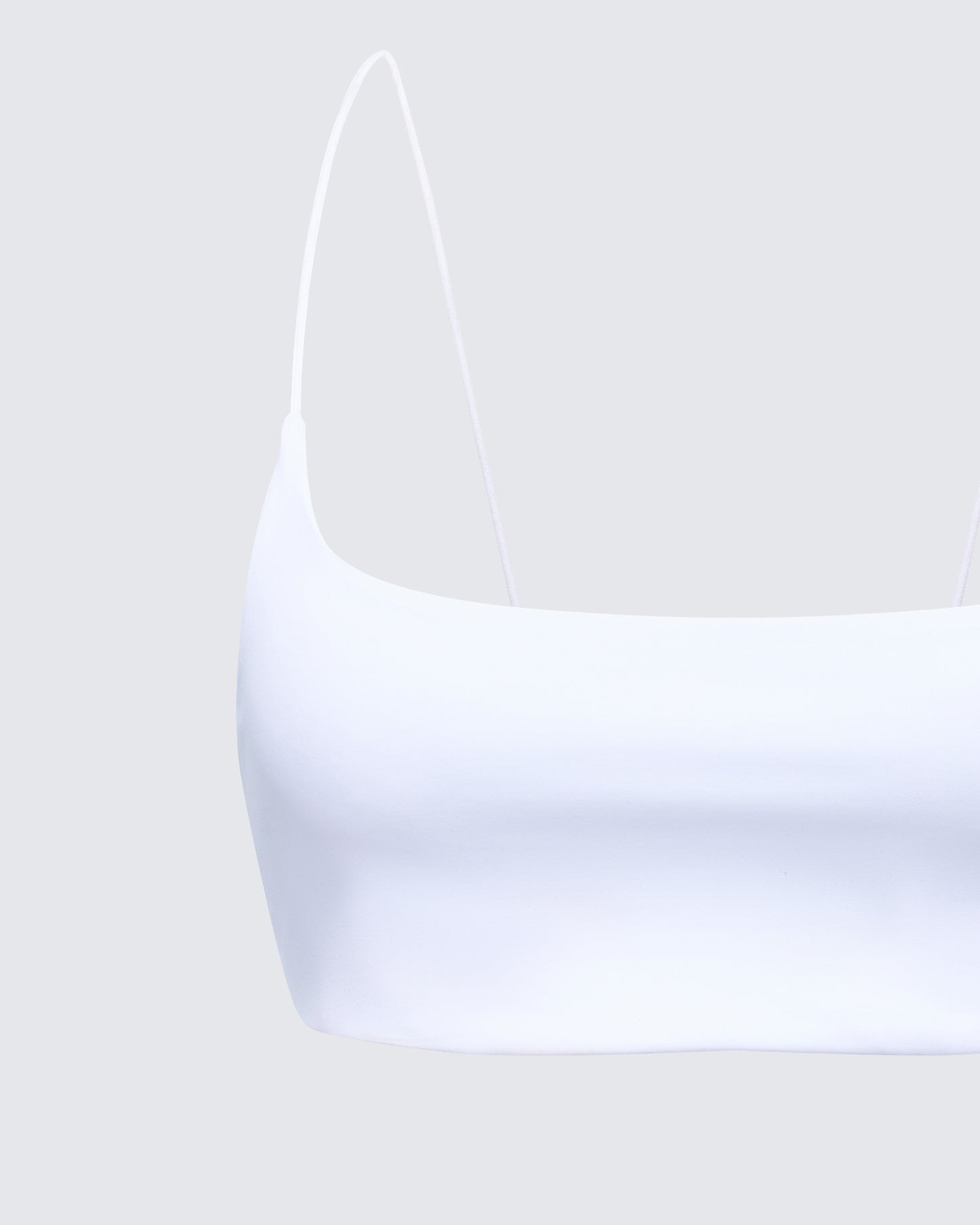 Elodie White Cropped Top