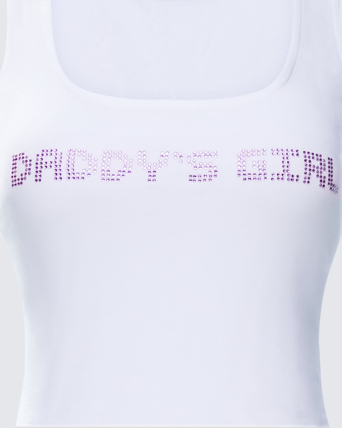 Dolores White Graphic Tank Top