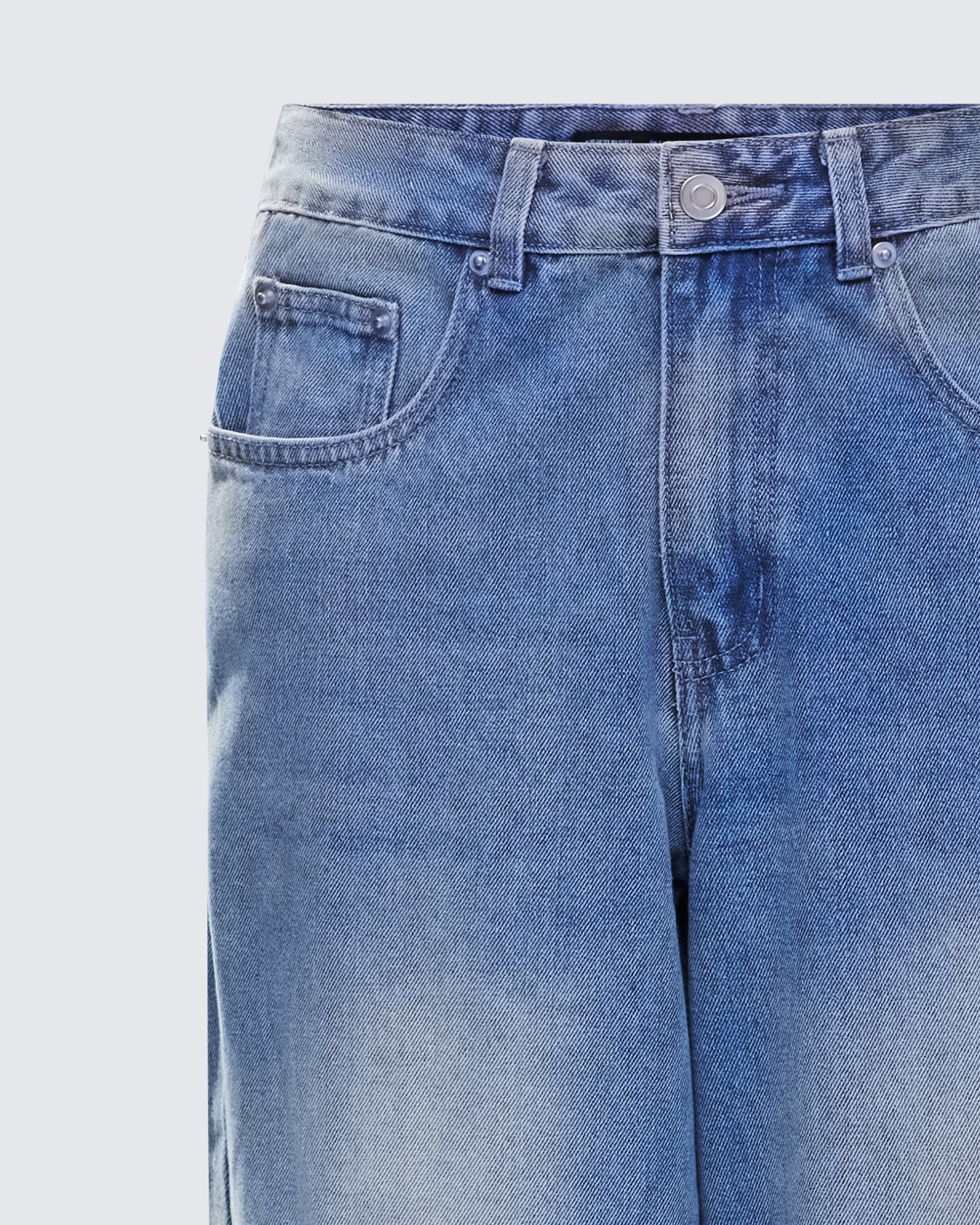 Samia Blue Denim Wide Leg Jeans